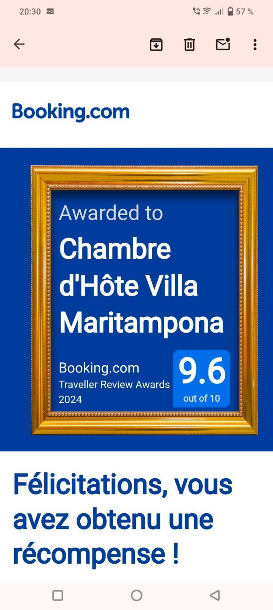 Chambre D'Hote Villa Maritampona 安齐拉贝 外观 照片